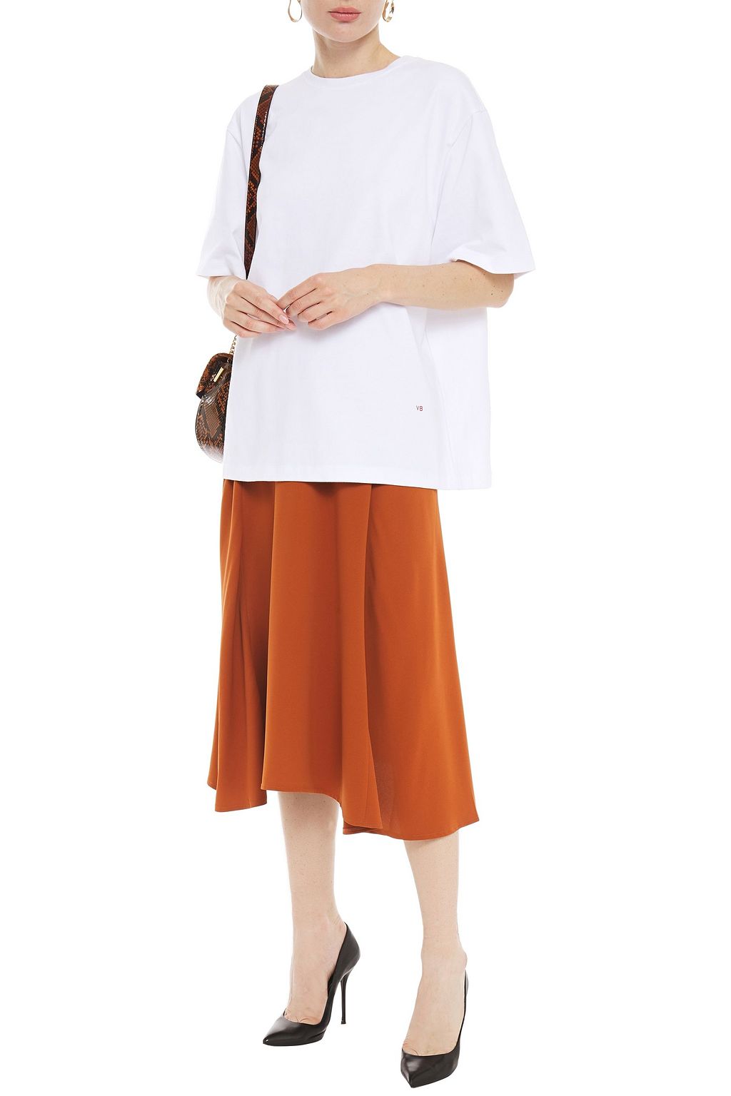 VICTORIA BECKHAM Oversized cotton-jersey T-shirt