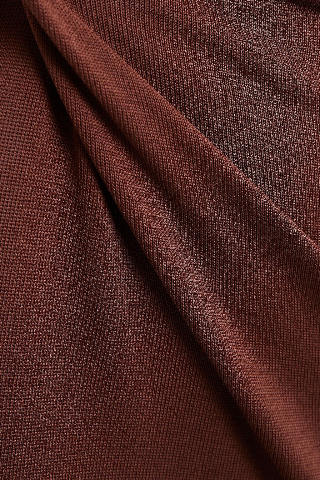 RICK OWENS Pillar gathered silk-blend maxi skirt