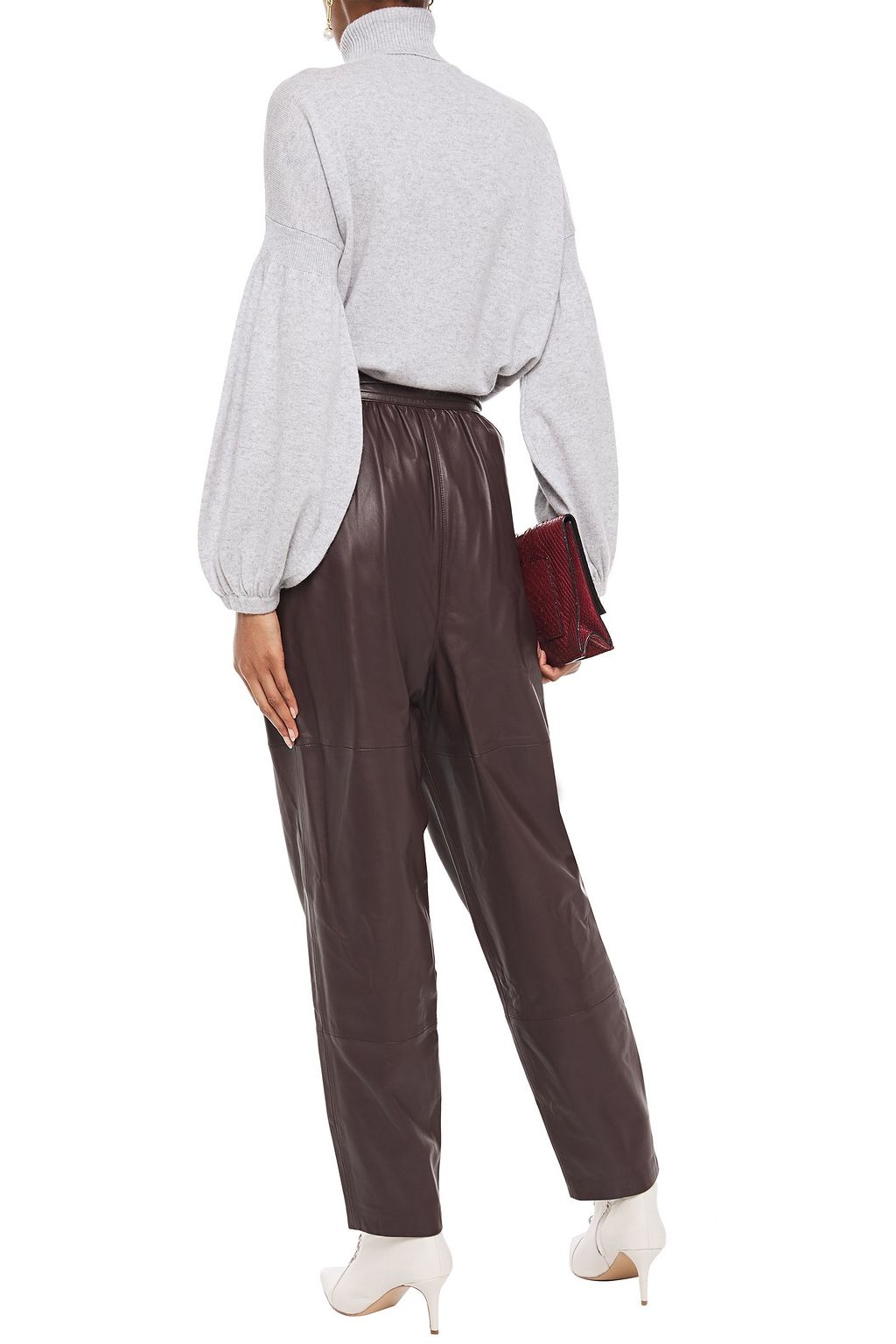 ZIMMERMANN Melierter Rollkragenpullover aus einer Merinowoll-Kaschmirmischung