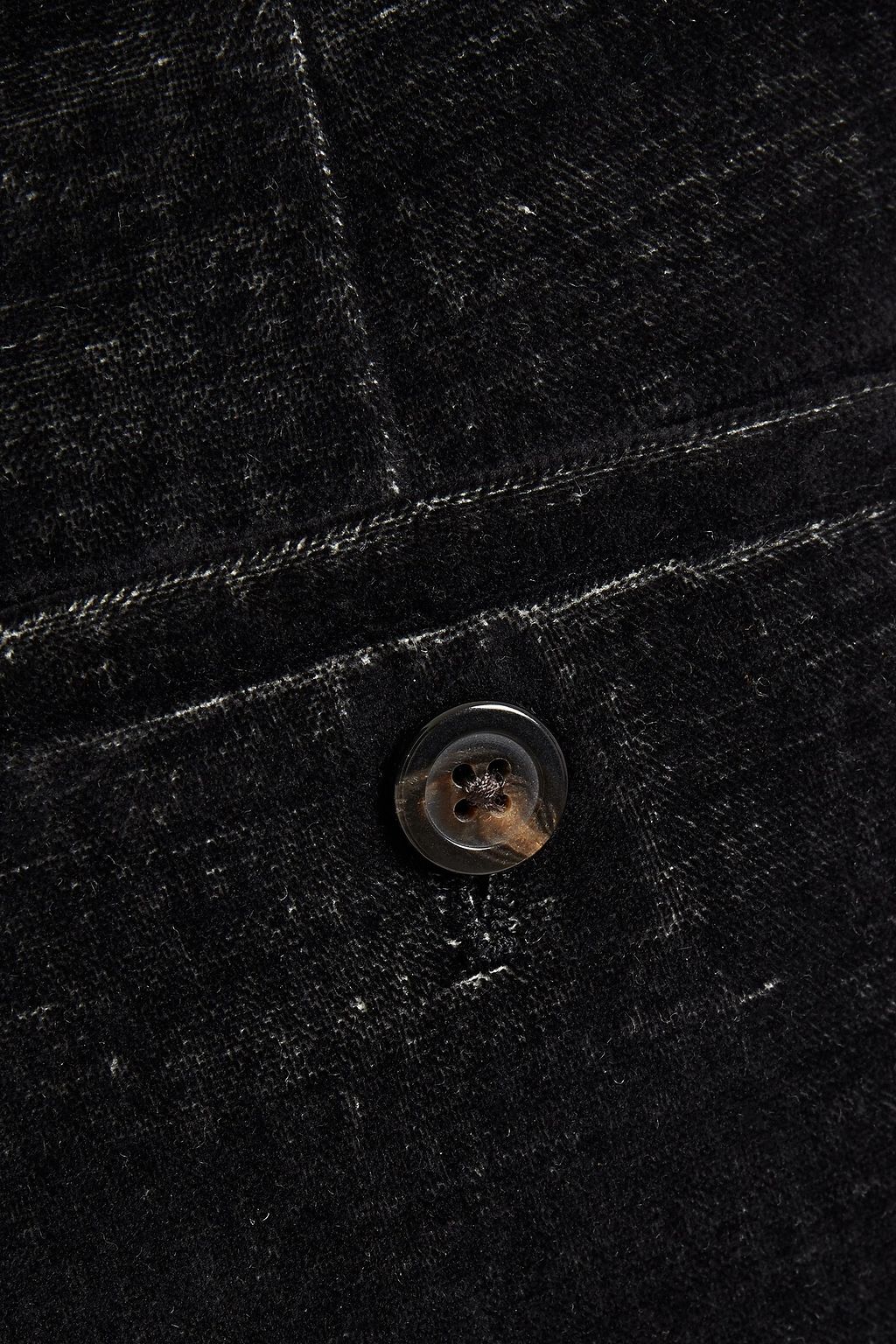 RICK OWENS Cropped velvet tapered pants