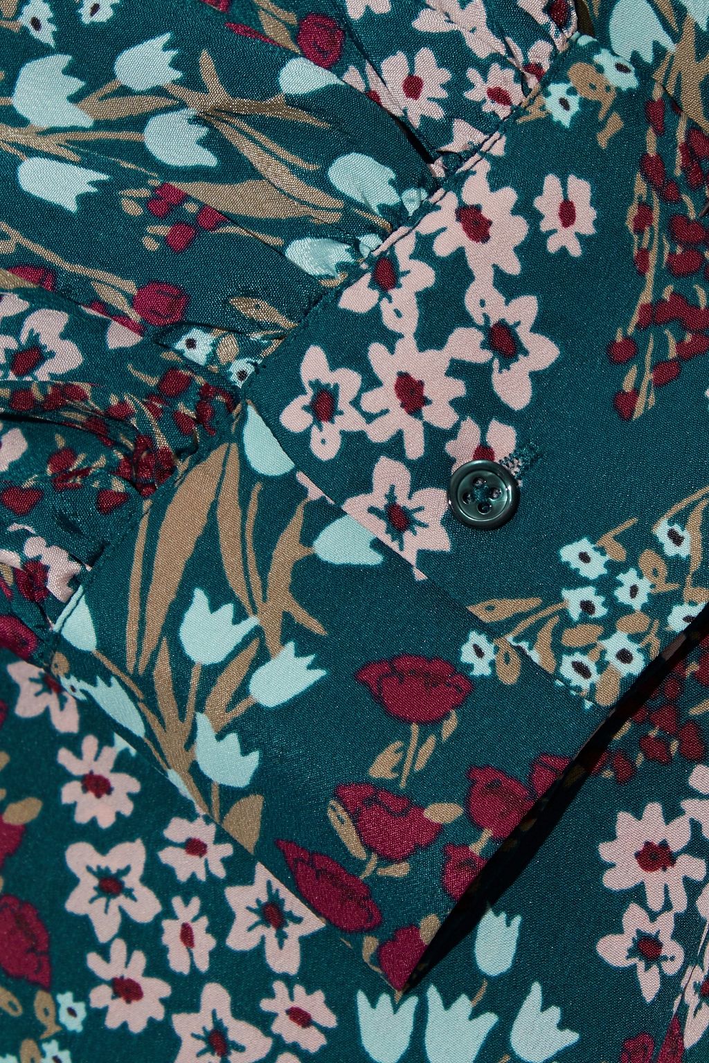 JOIE Ninarika floral-print crepe de chine blouse