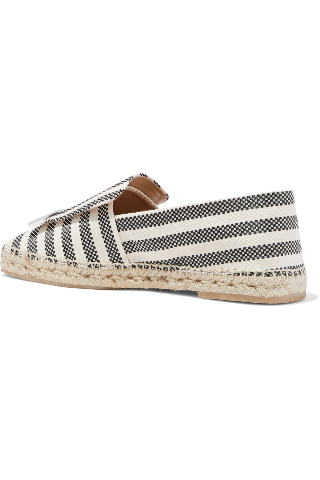 SERGIO ROSSI sr1 striped woven espadrilles