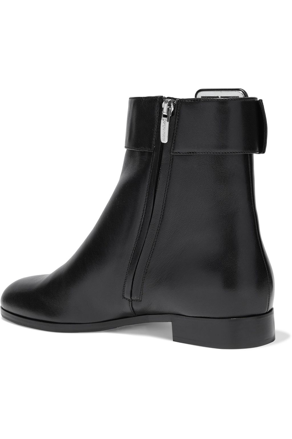 SERGIO ROSSI Mia buckled leather ankle boots