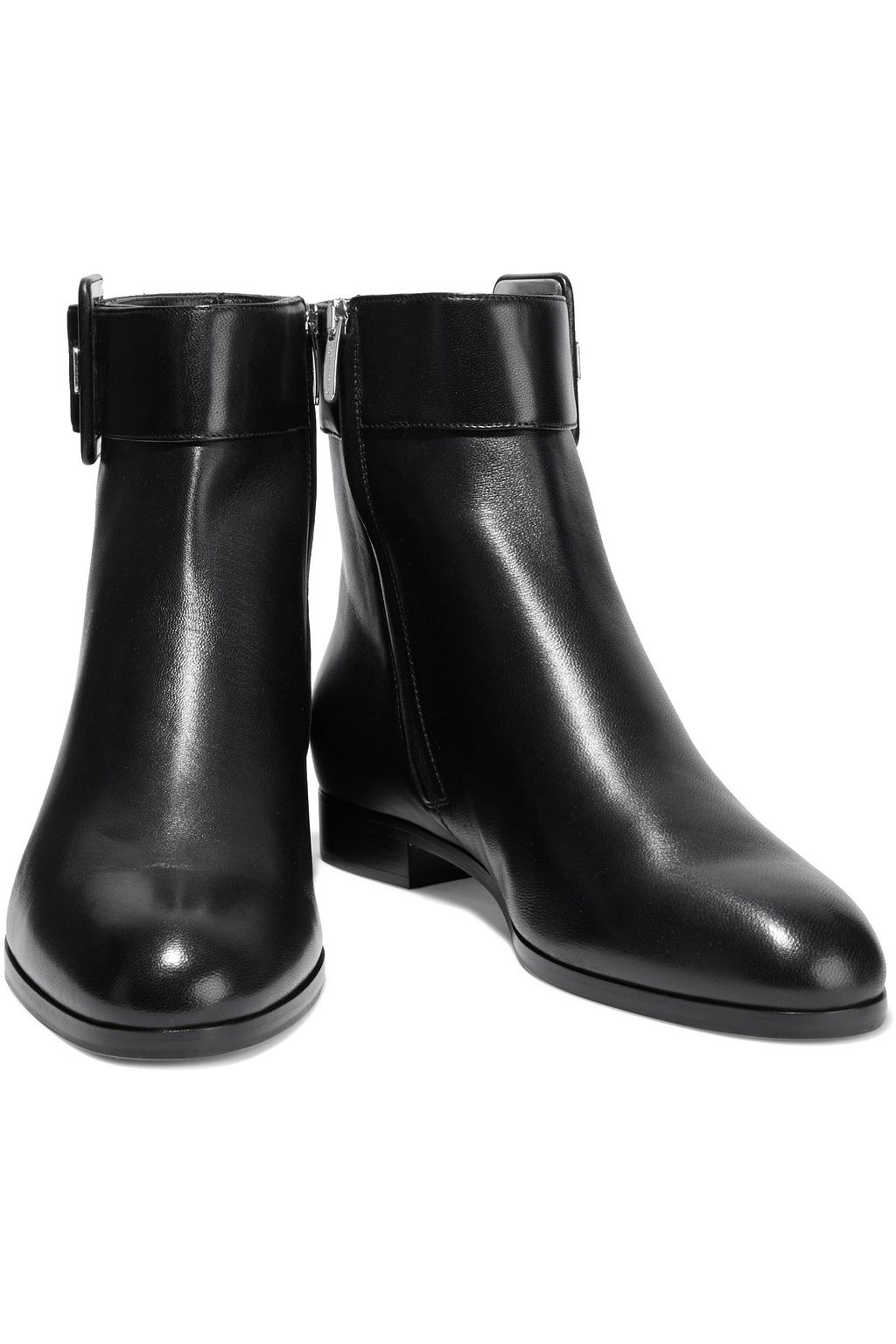 SERGIO ROSSI Mia buckled leather ankle boots