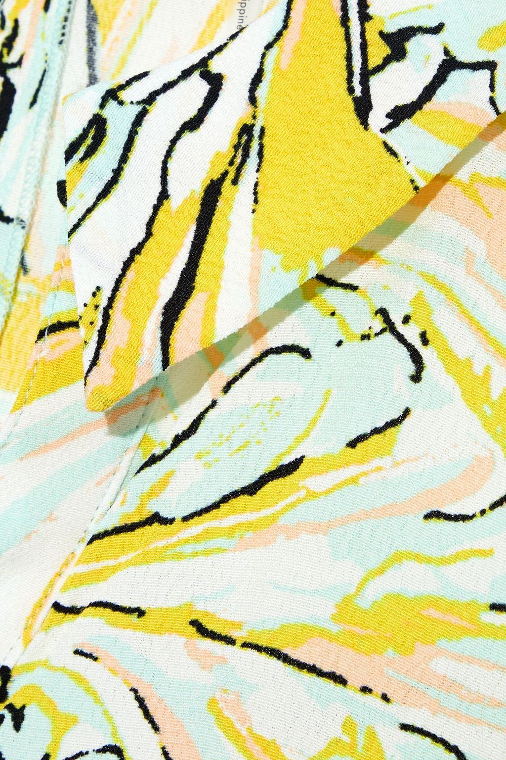 DIANE VON FURSTENBERG Bridget printed crepe mini shirt dress