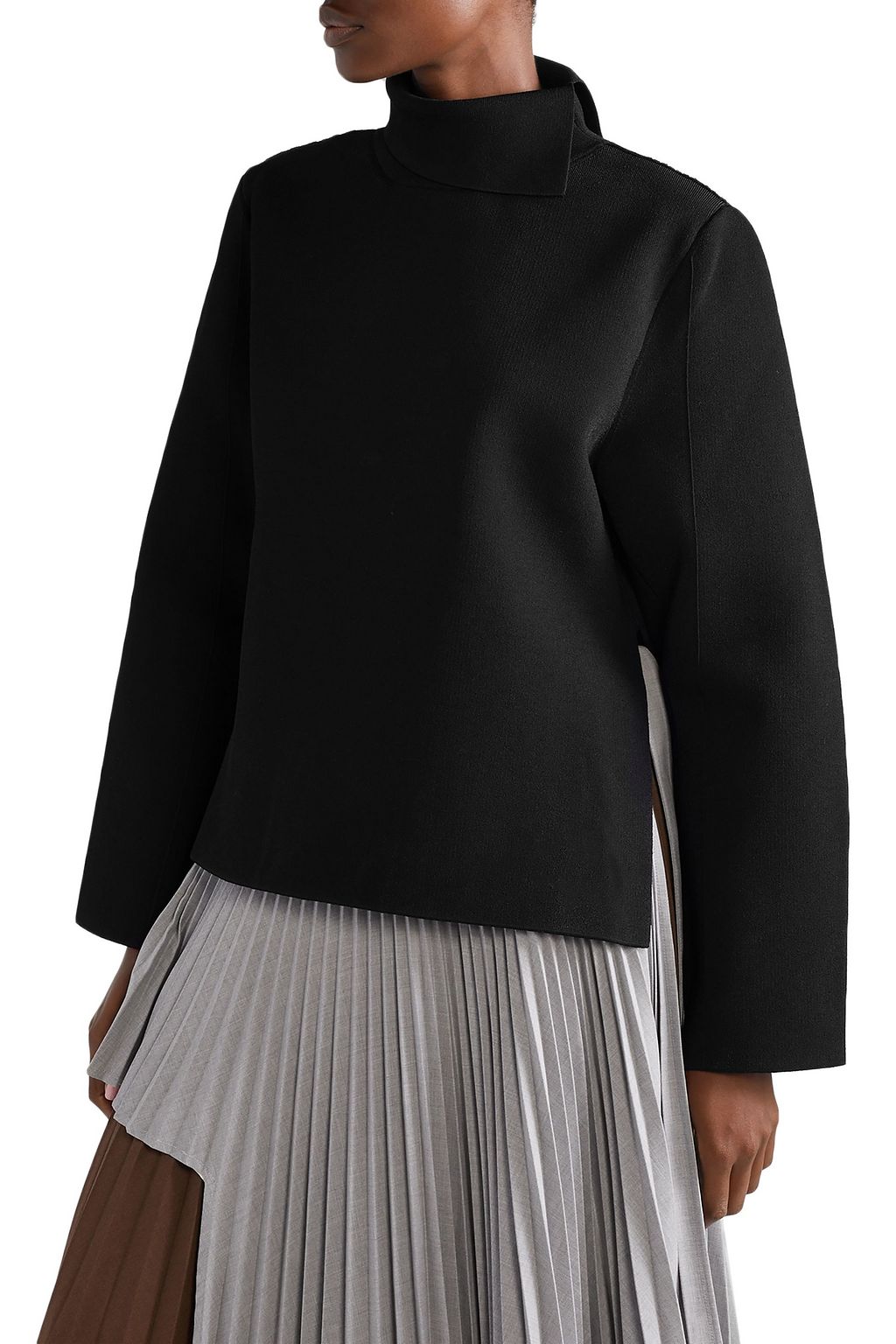 PETER DO Stretch-ponte turtleneck sweater