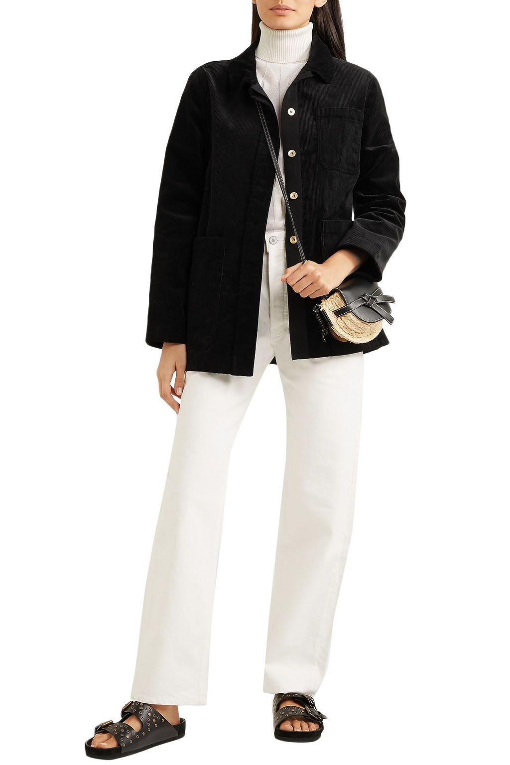 ATLANTIQUE ASCOLI Cotton-corduroy jacket