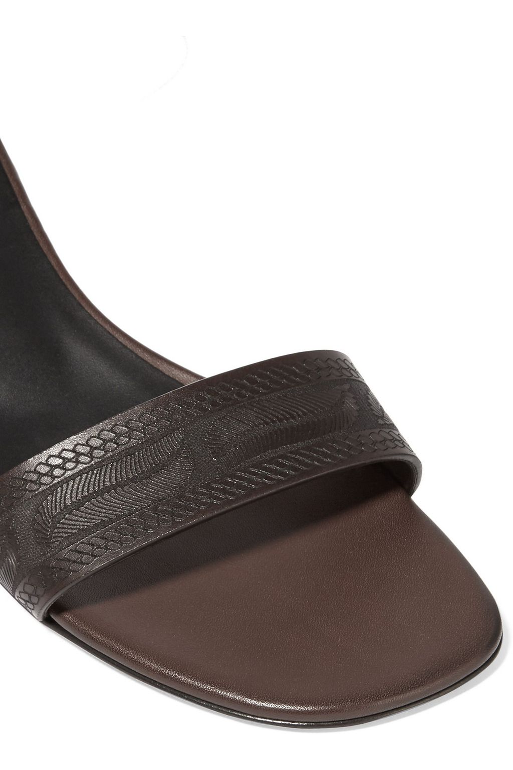 VALENTINO GARAVANI Studded embossed leather sandals