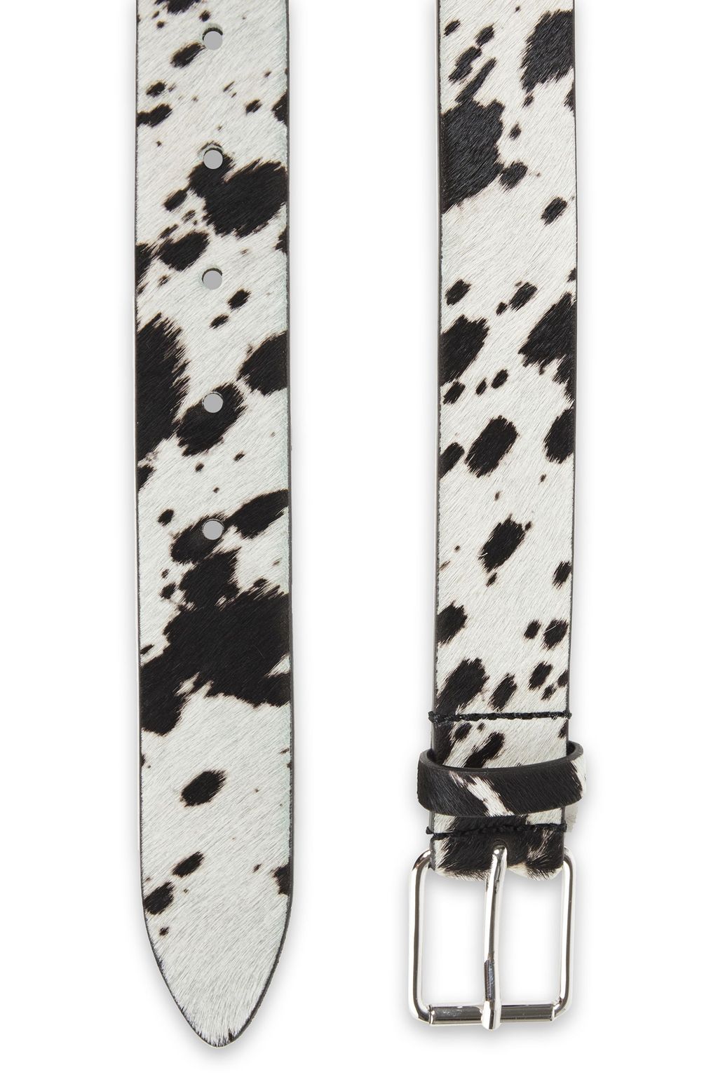 IRO Hiss printed calf hair belt