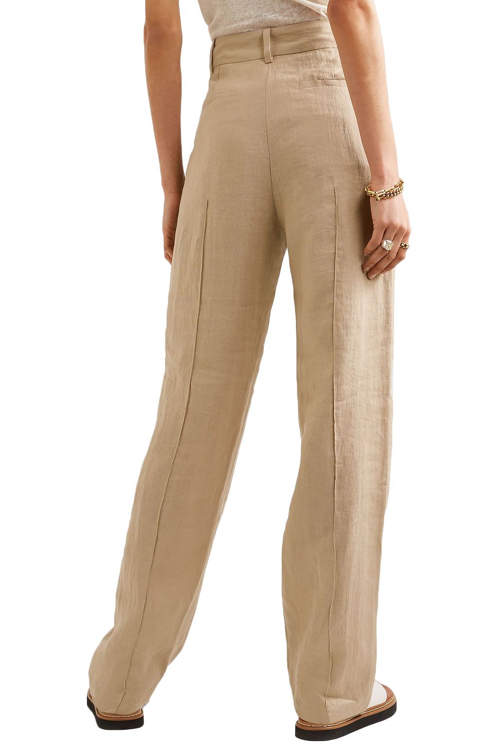 NILI LOTAN Nelia linen pants