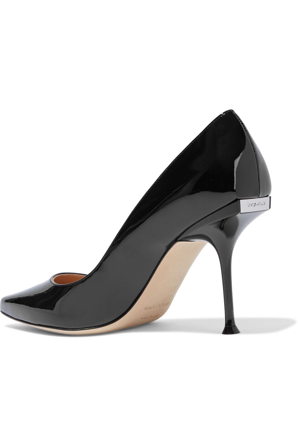 SERGIO ROSSI sr Milano 90 patent-leather pumps
