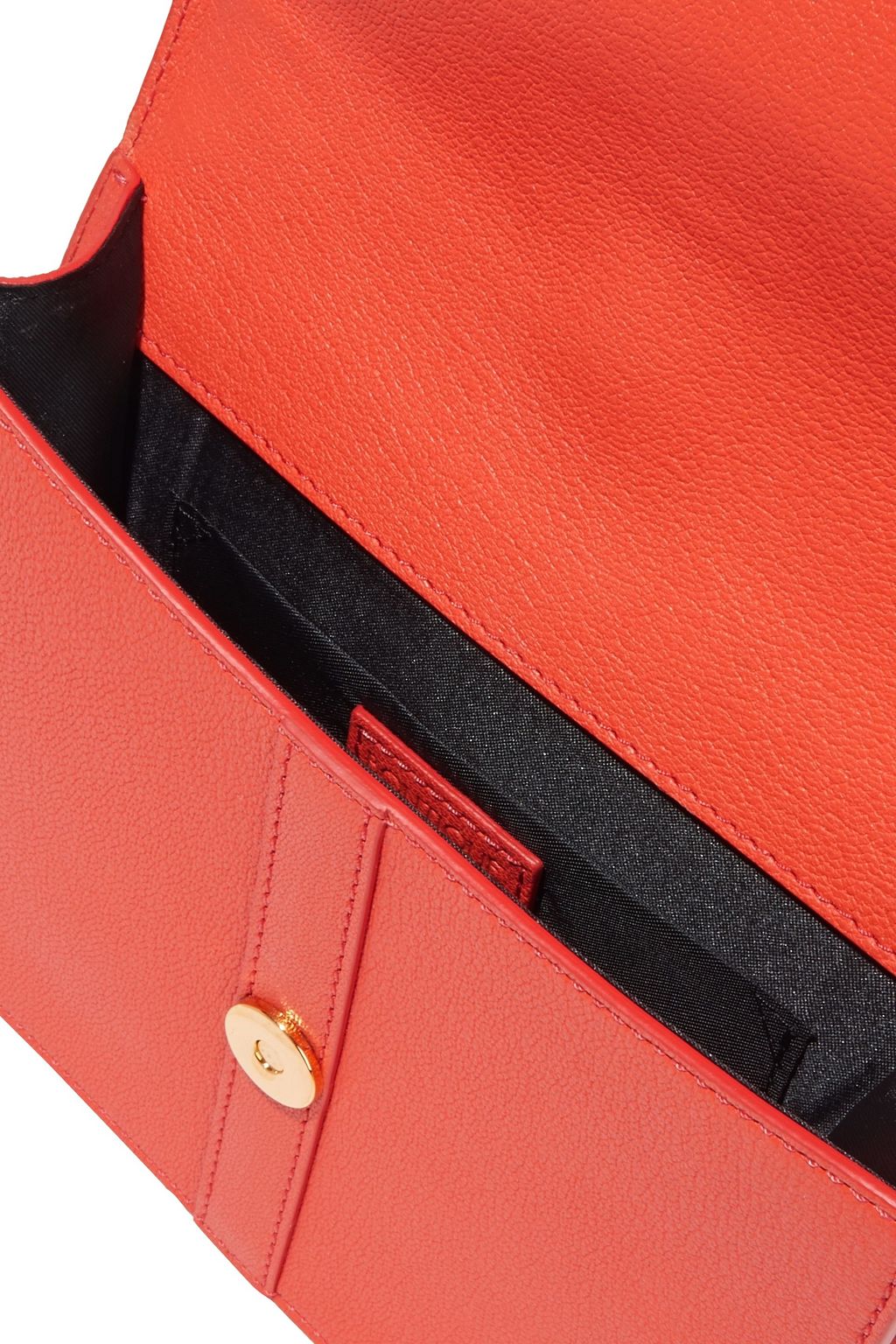 BOUTIQUE MOSCHINO Bow-embellished textured-leather shoulder bag