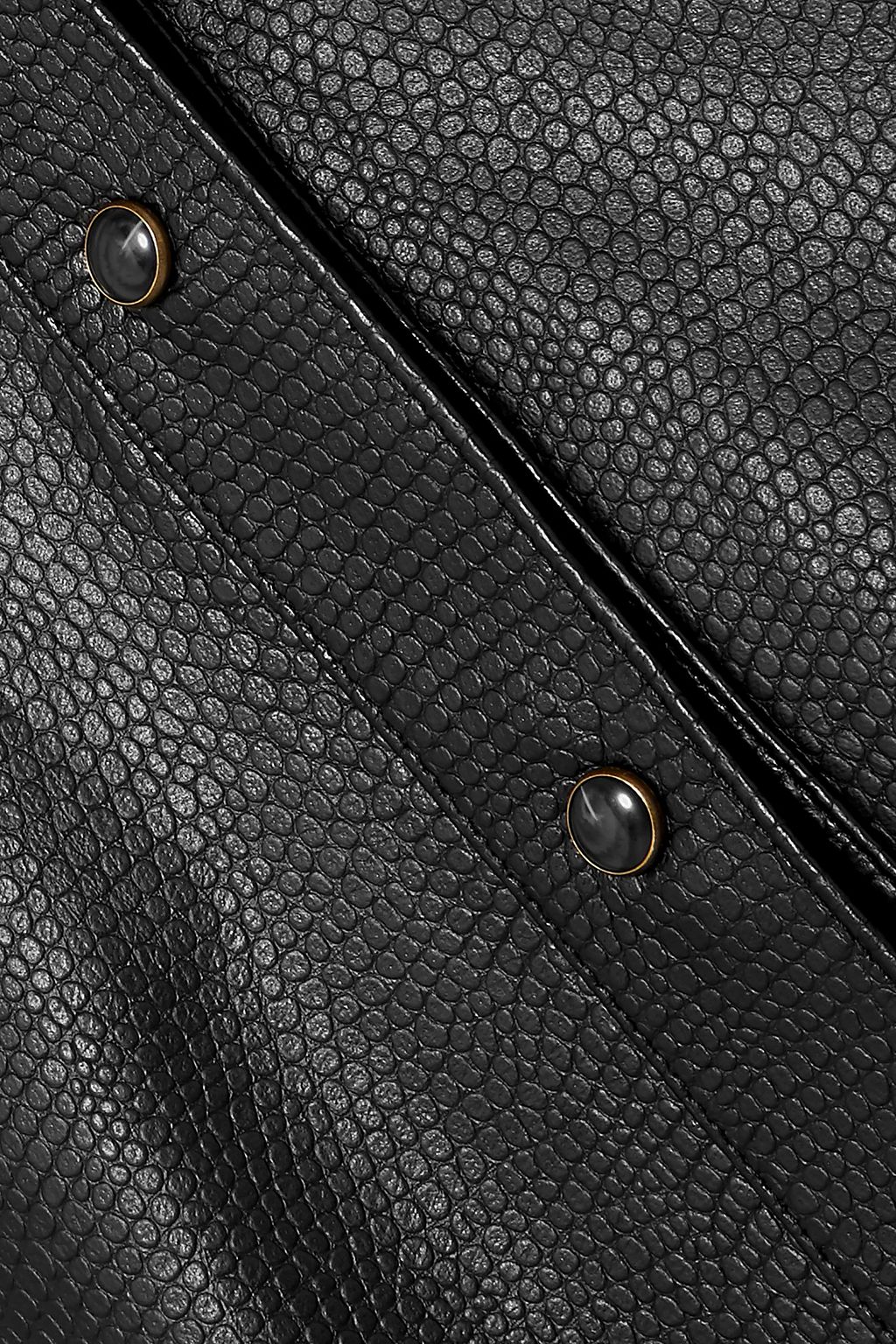 NILI LOTAN Juline leather shirt