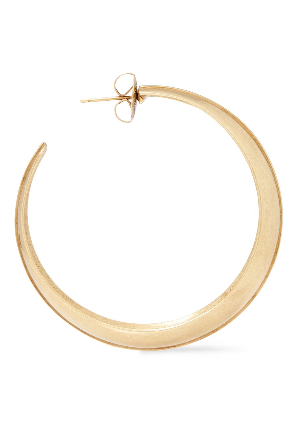 ZIMMERMANN Gold-tone enamel hoop earrings