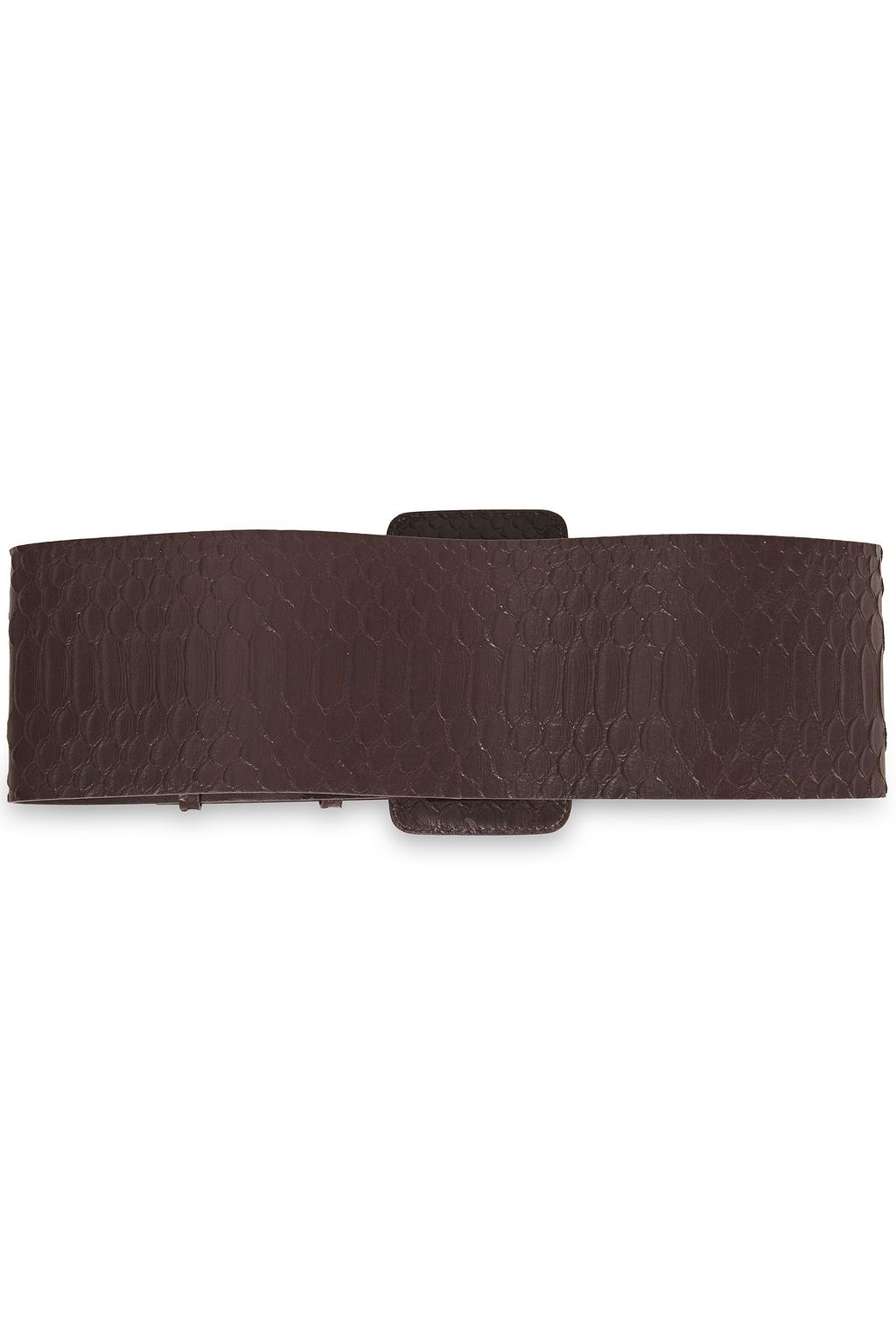 ZIMMERMANN Snake-effect leather belt
