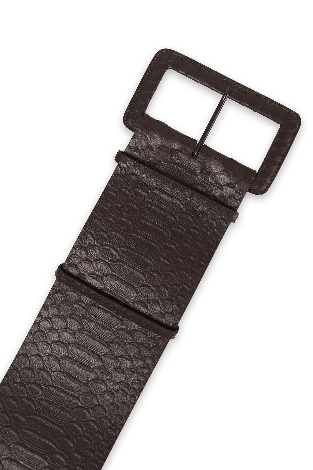 ZIMMERMANN Snake-effect leather belt