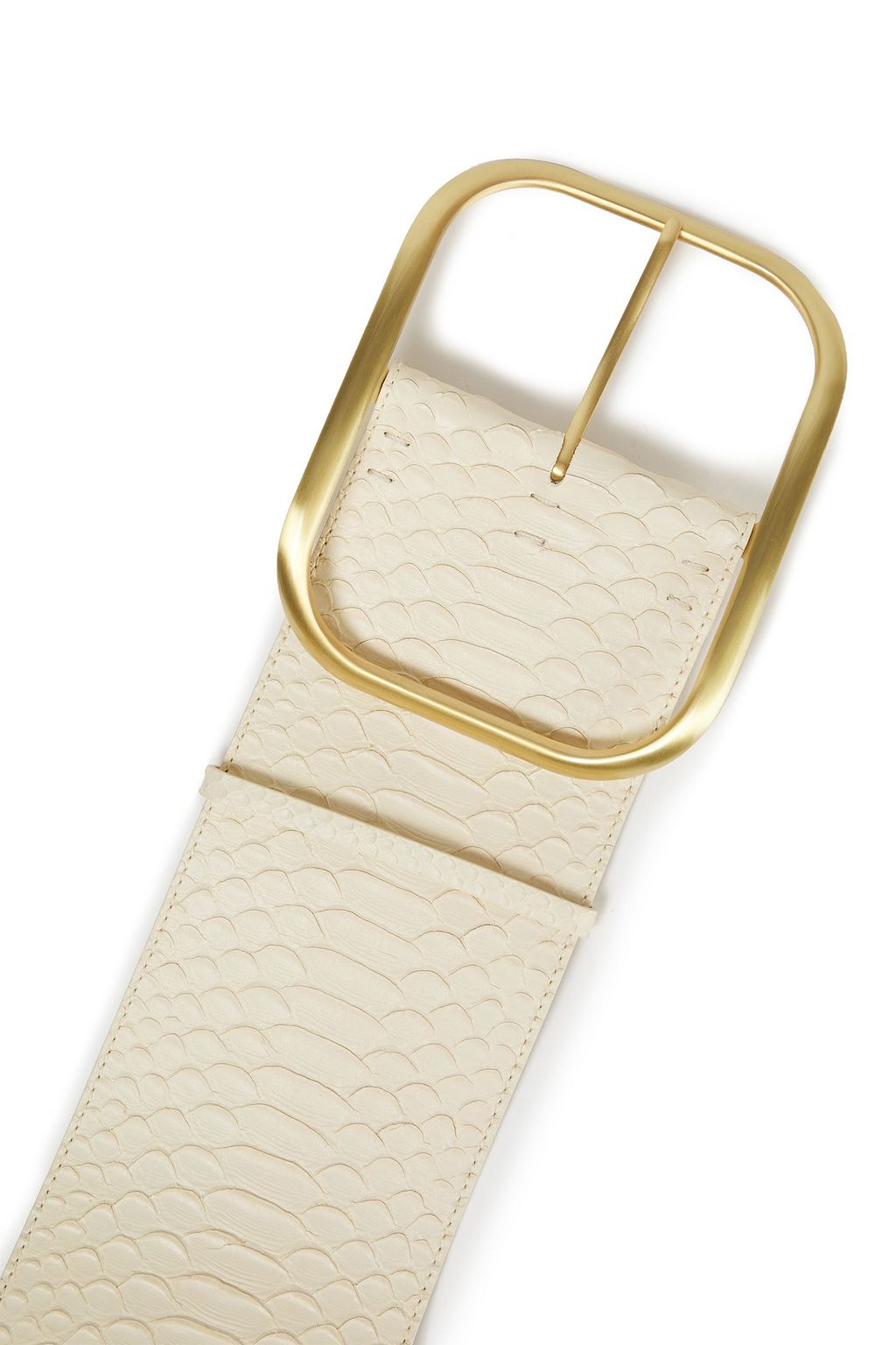 ZIMMERMANN Snake-effect leather belt