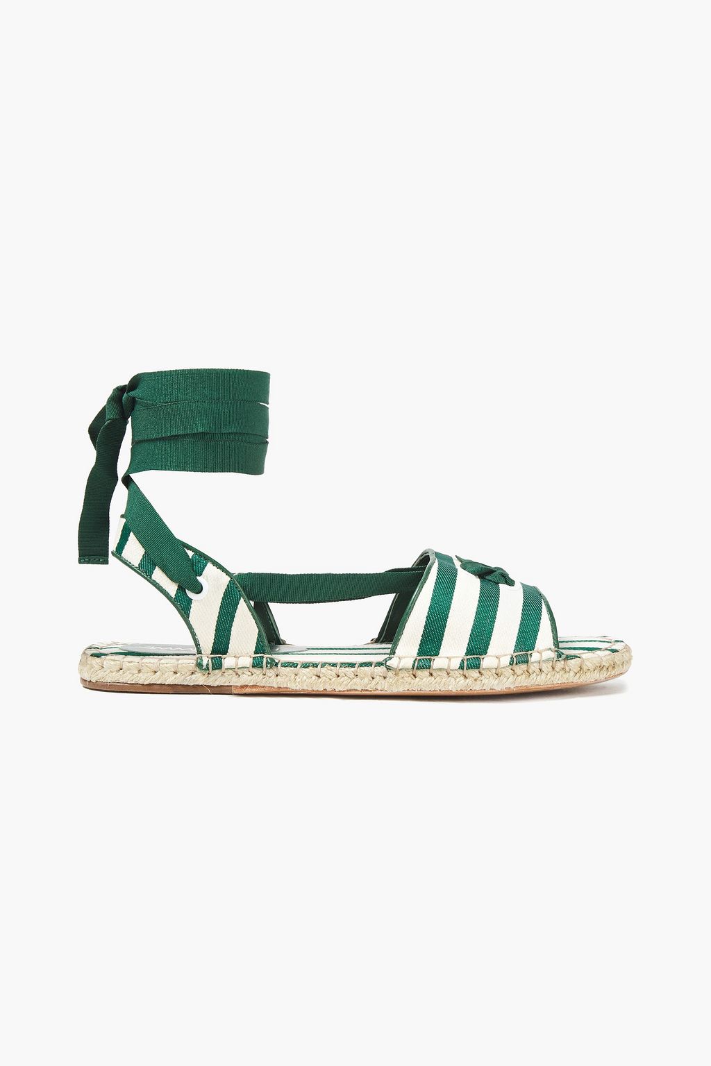 striped espadrille sandals