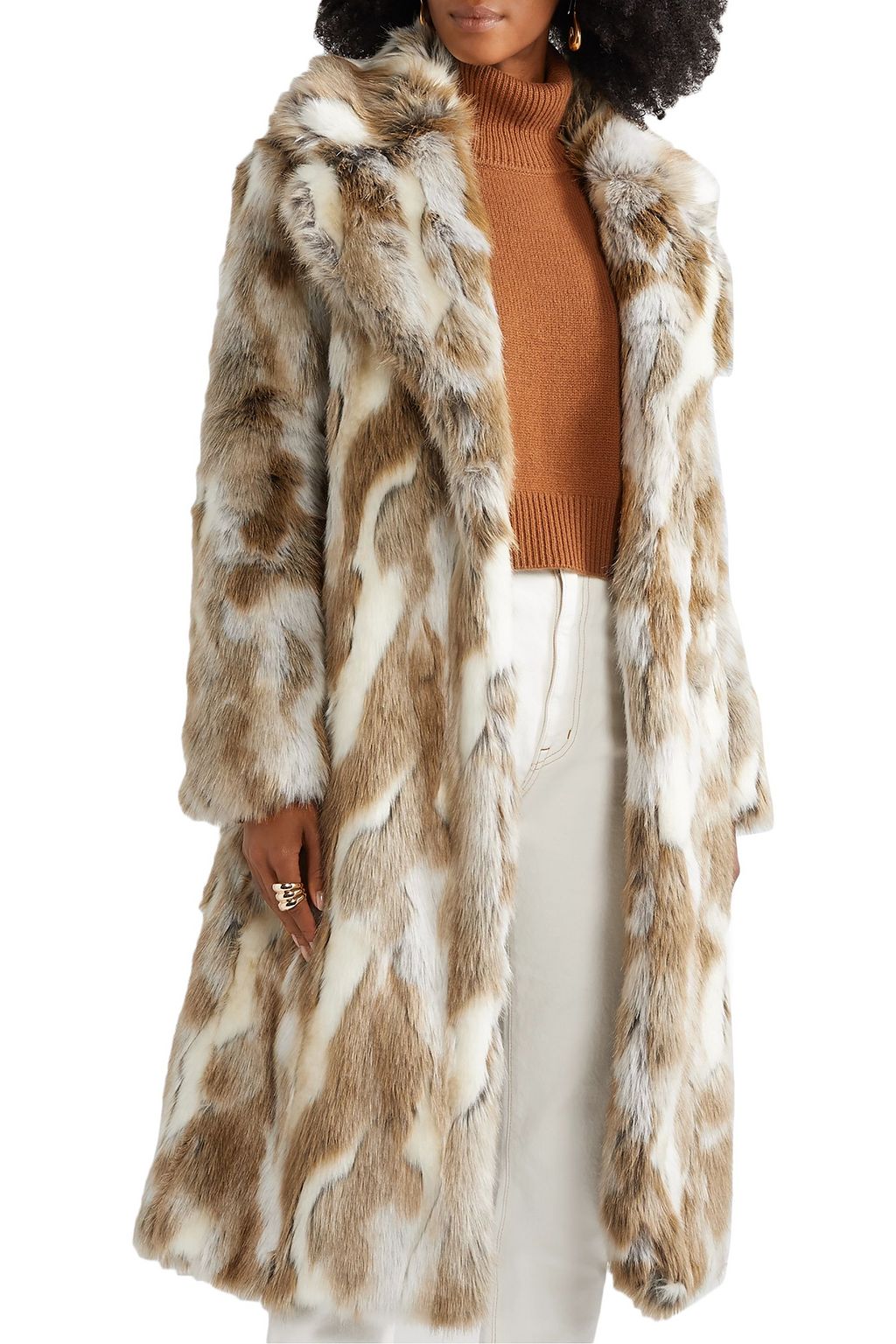 NILI LOTAN Simon faux fur coat