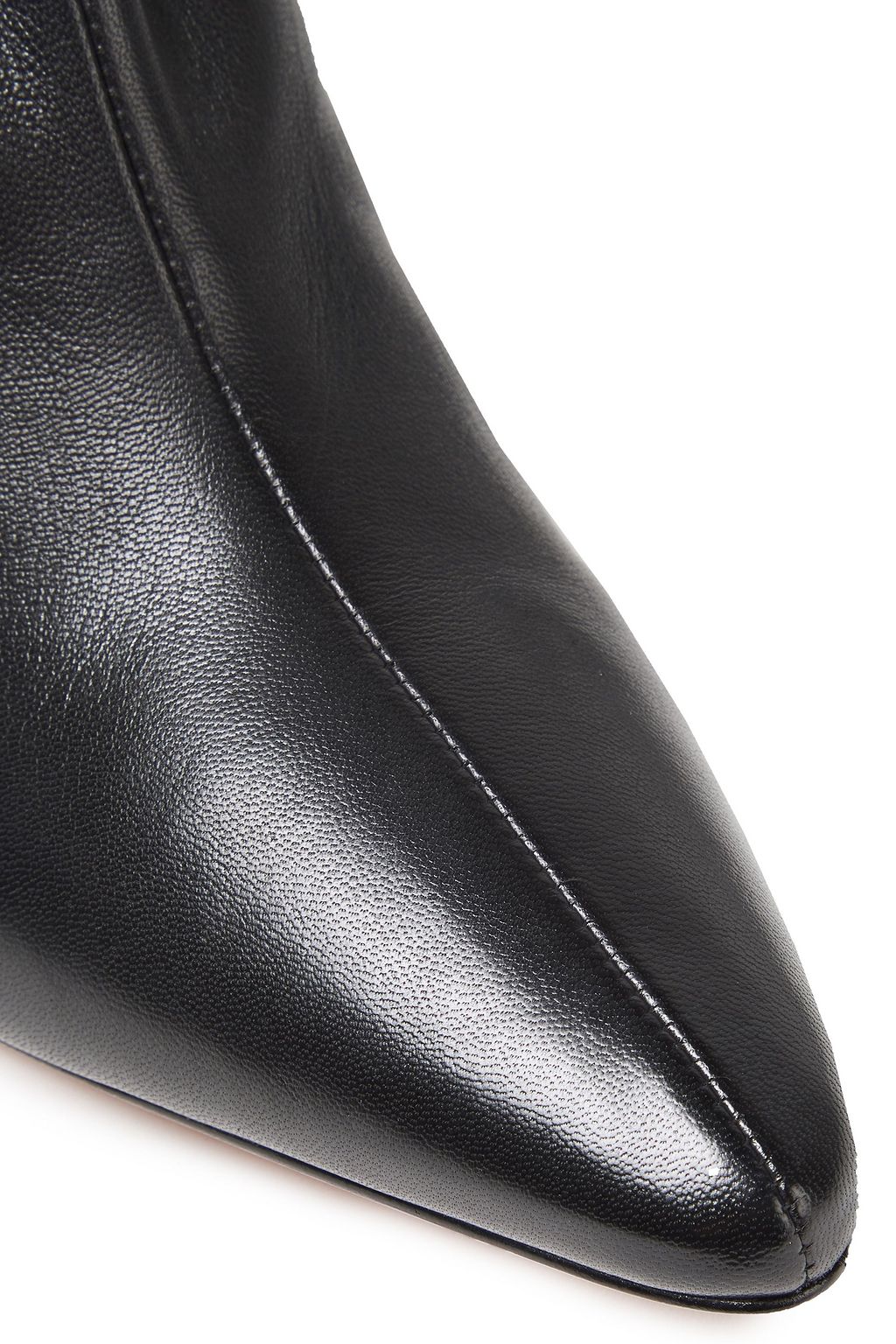 ZIMMERMANN Shirred leather ankle boots