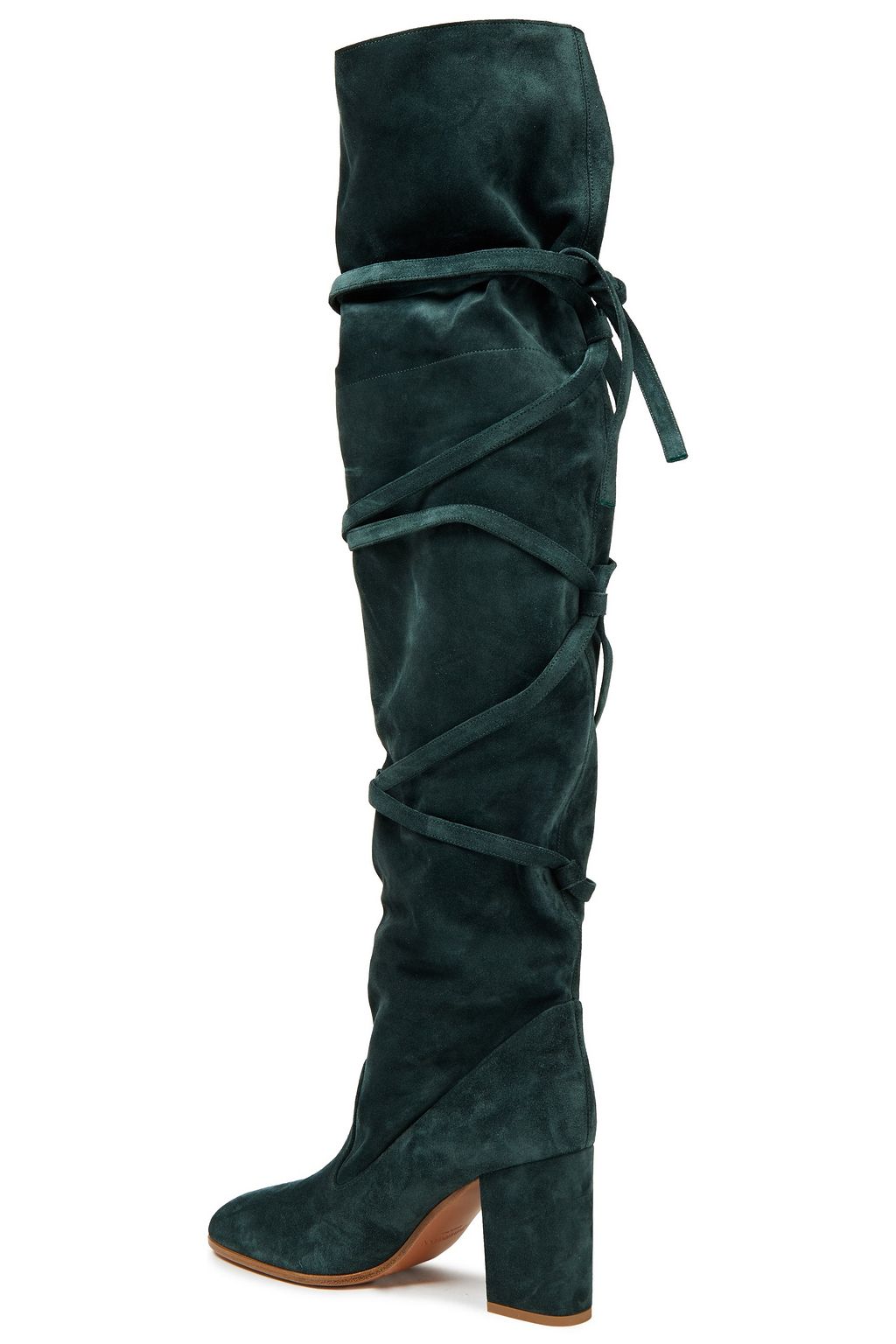 ZIMMERMANN Lace-up suede over-the-knee boots