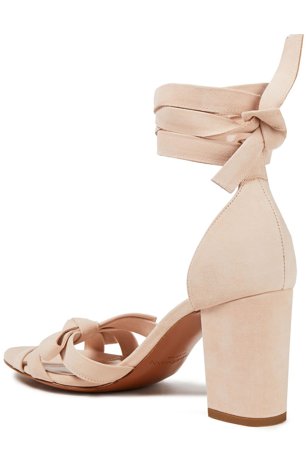 ZIMMERMANN Bow-detailed suede sandals
