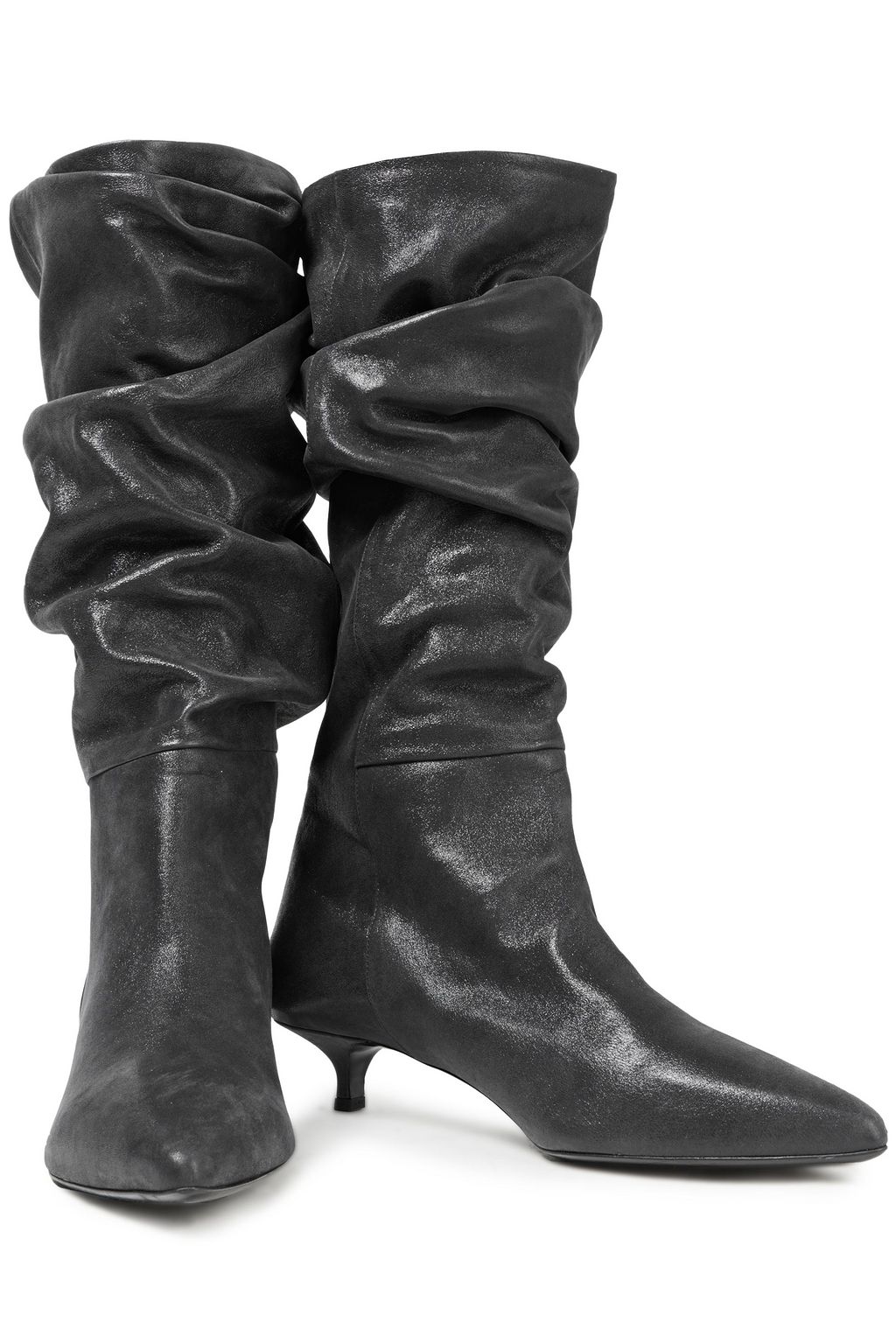 ZIMMERMANN Stiefel aus Metallic-Leder