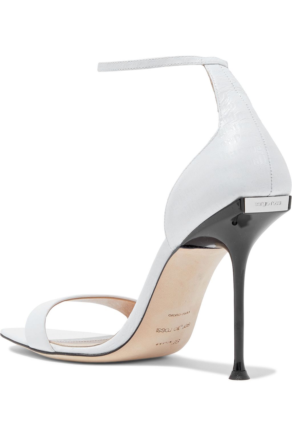 SERGIO ROSSI sr Milano printed leather sandals