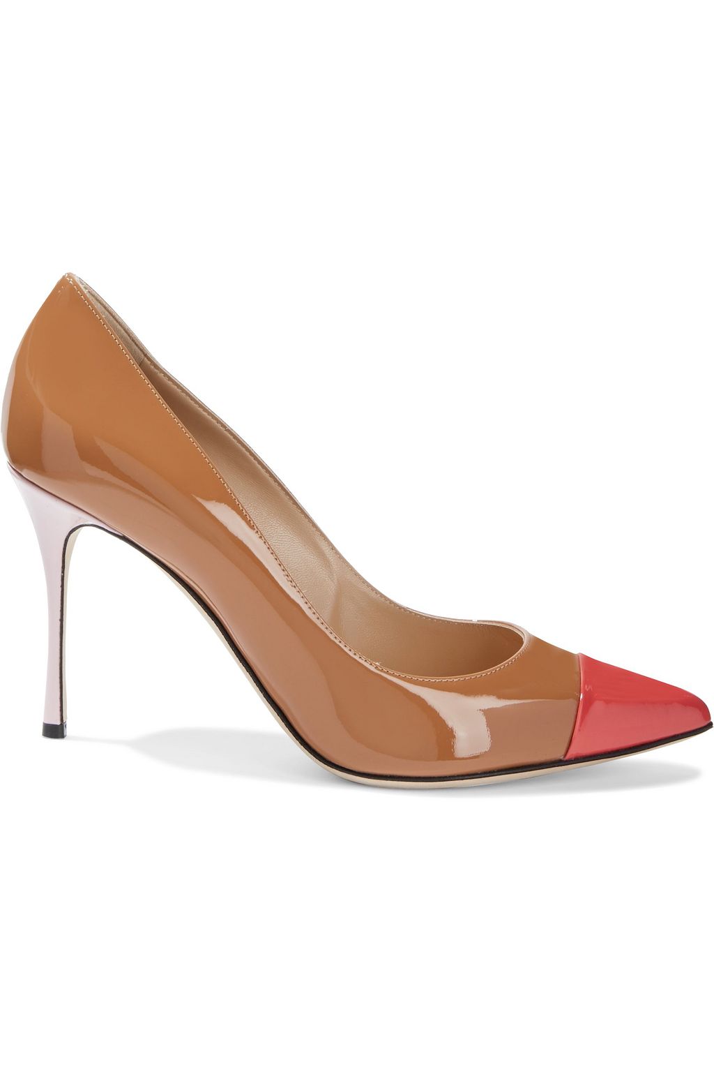 color block pumps