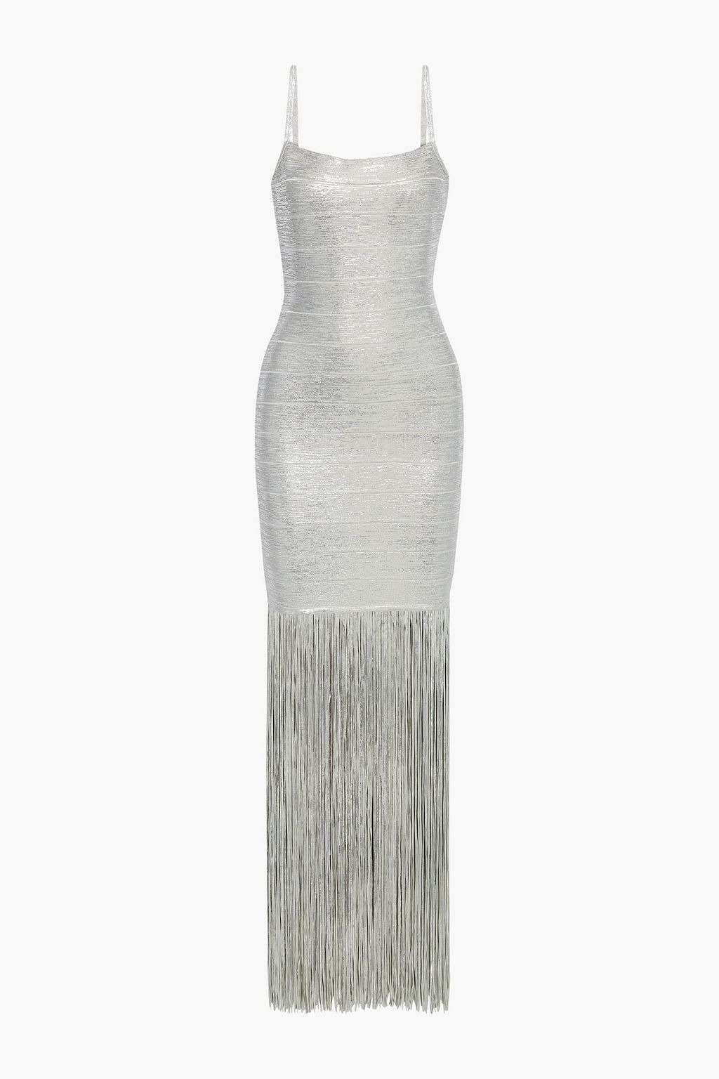 herve leger silver gown