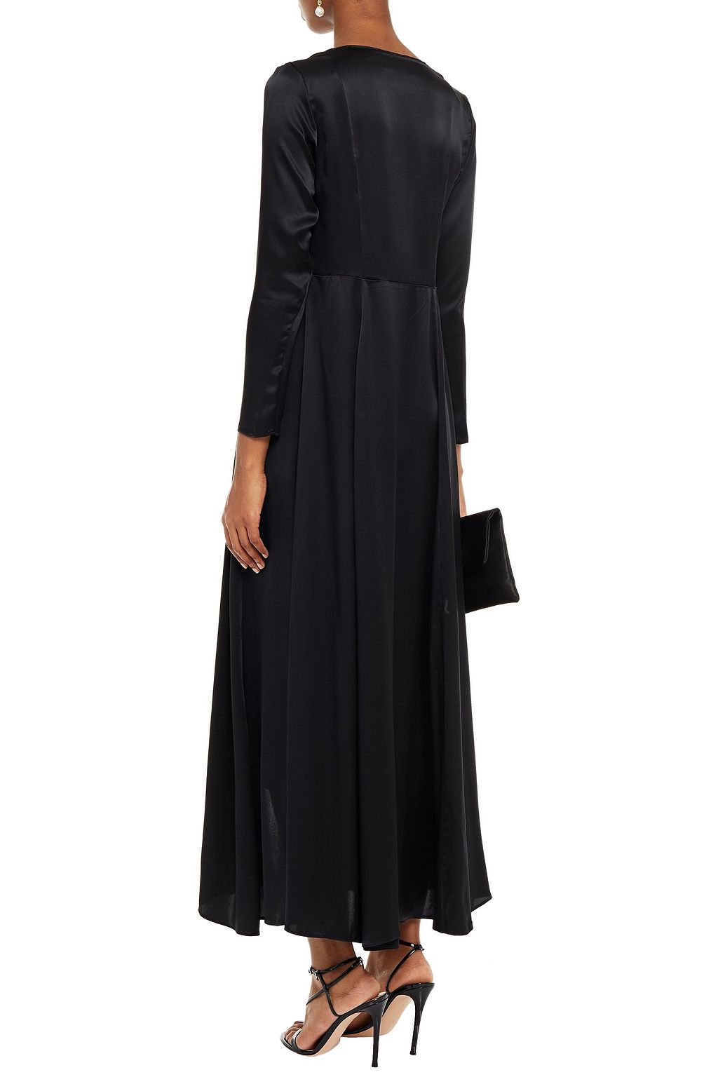 WE ARE LEONE Silk-satin robe