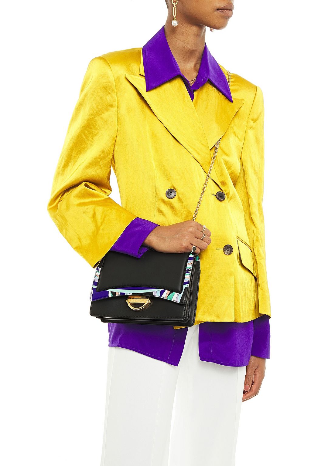 PUCCI Olivia printed leather shoulder bag