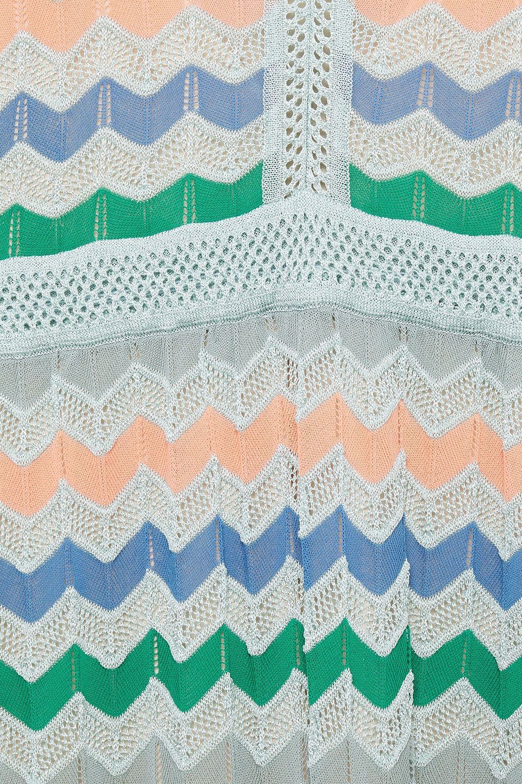 M MISSONI Crochet-knit cotton-blend maxi dress