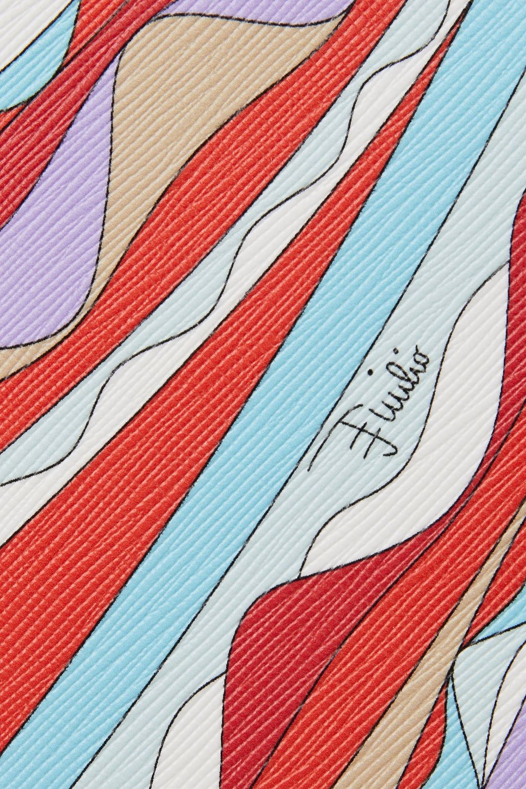 PUCCI Printed coated-canvas passport cover