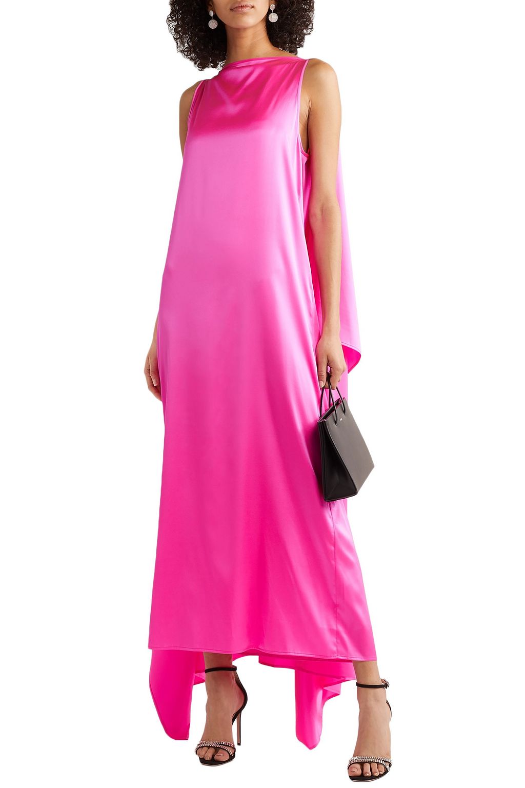 BERNADETTE Judy silk-satin maxi dress