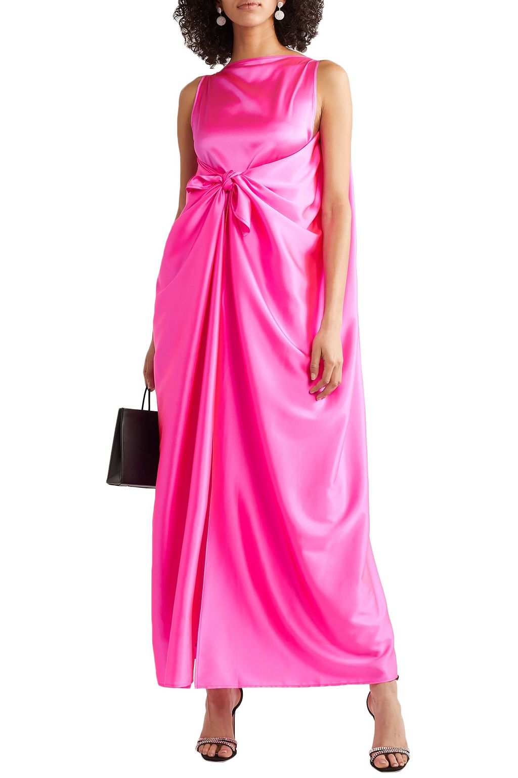 BERNADETTE Judy silk-satin maxi dress