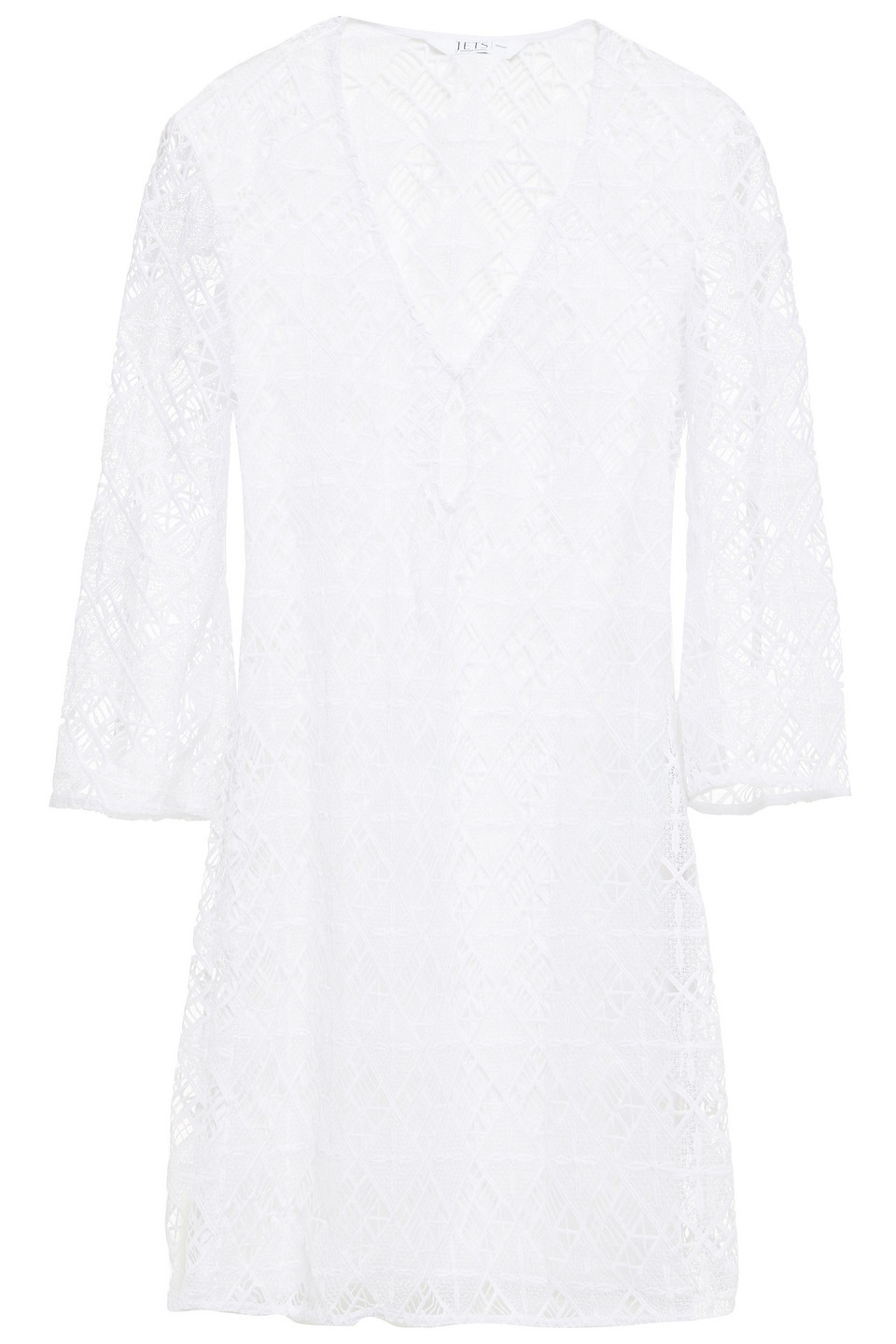 Jets Australia By Jessika Allen Woman Guipure Lace Kaftan White Size M