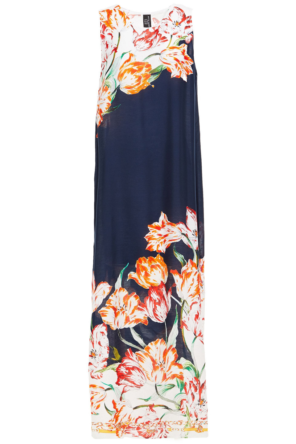 Jets Australia By Jessika Allen Woman Floral-print Voile Maxi Dress White Size XS