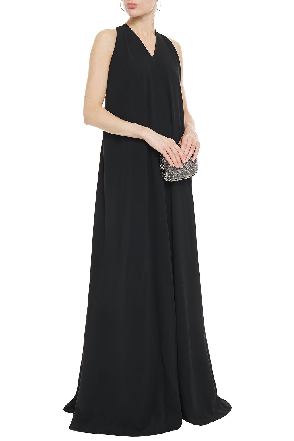 VICTORIA BECKHAM Pleated crepe gown