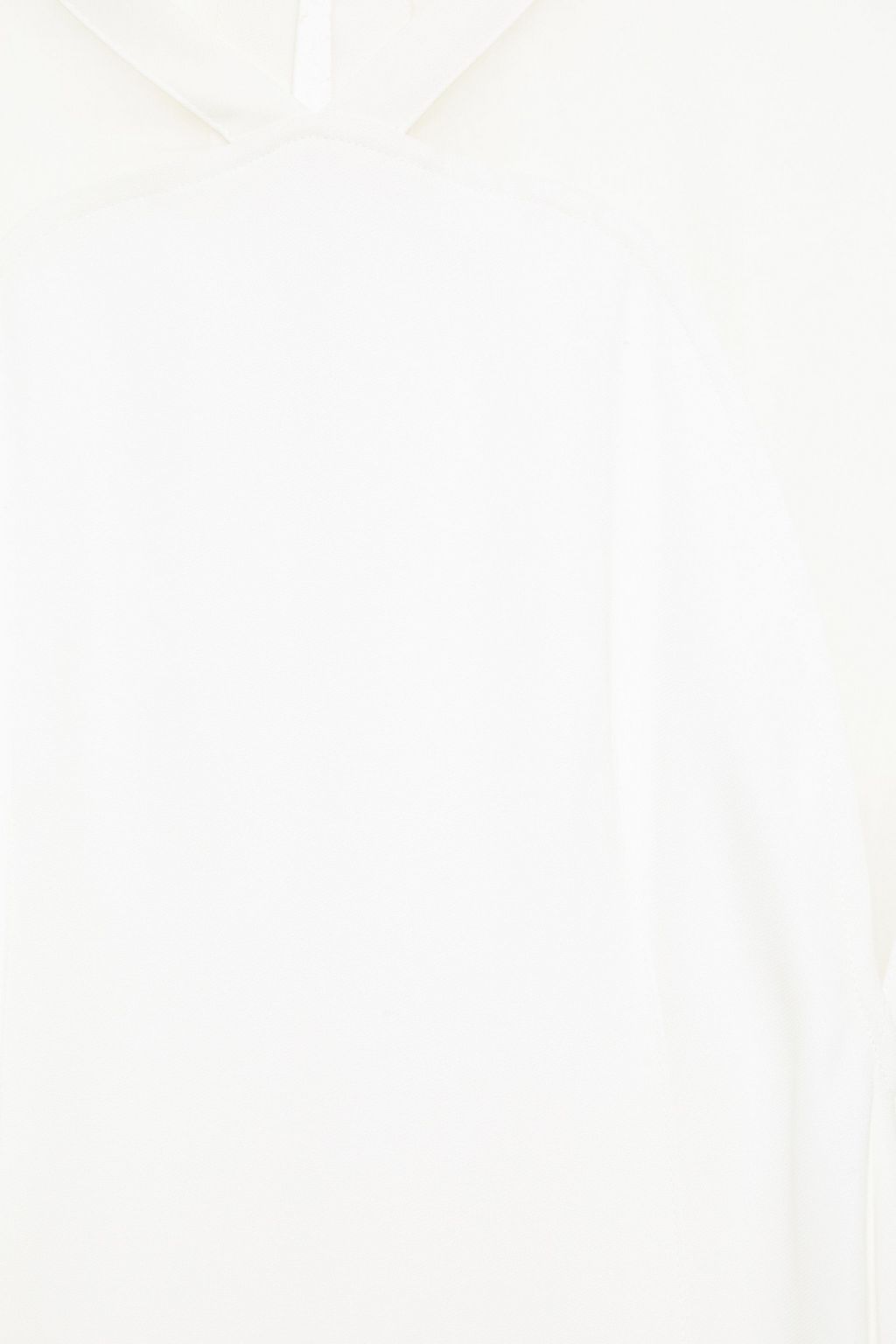 VICTORIA BECKHAM Silk organza-paneled crepe gown