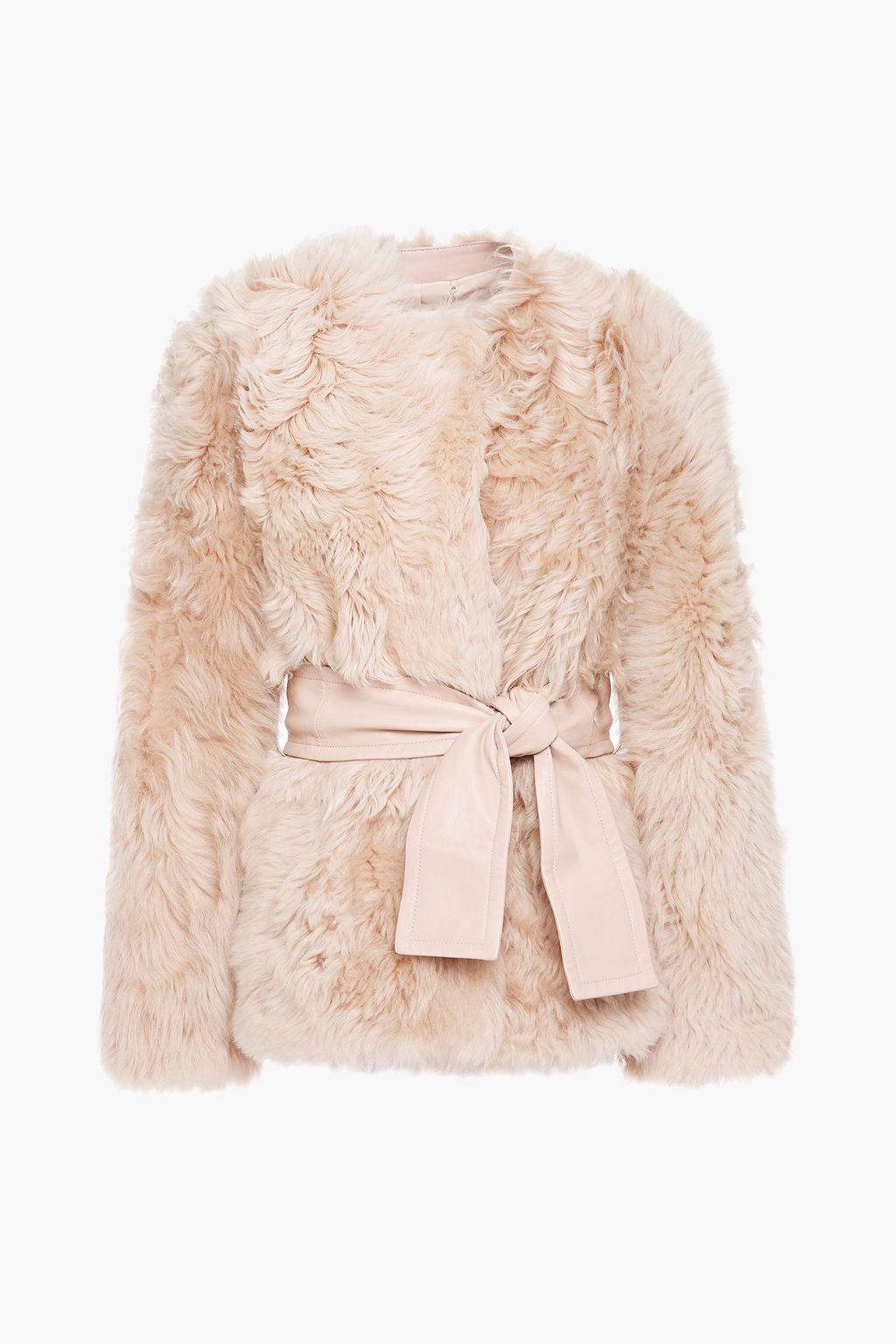 ZIMMERMANN Resistance belted shearling jacket | Sale up to 70% off ...