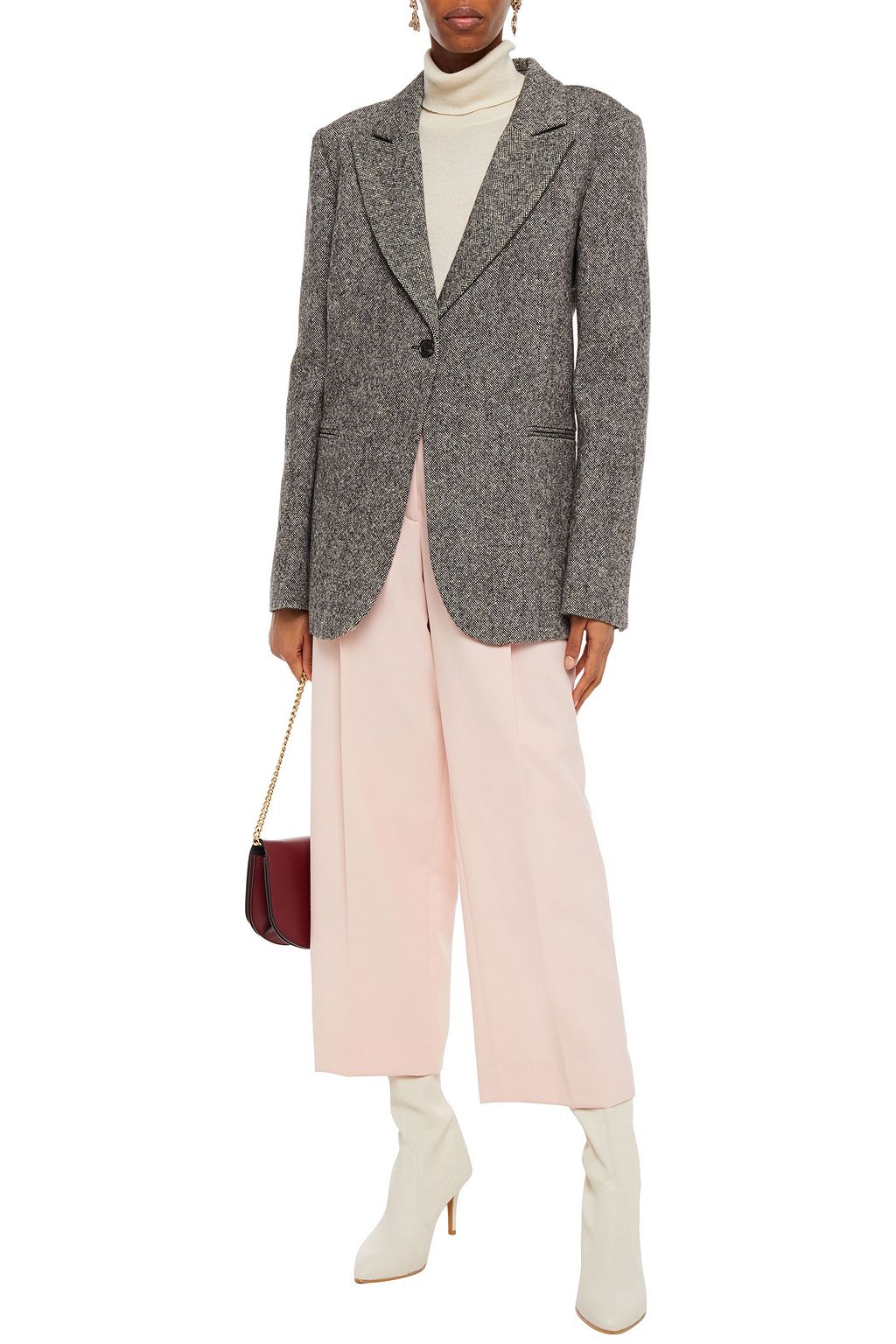 VICTORIA BECKHAM Wool-tweed blazer