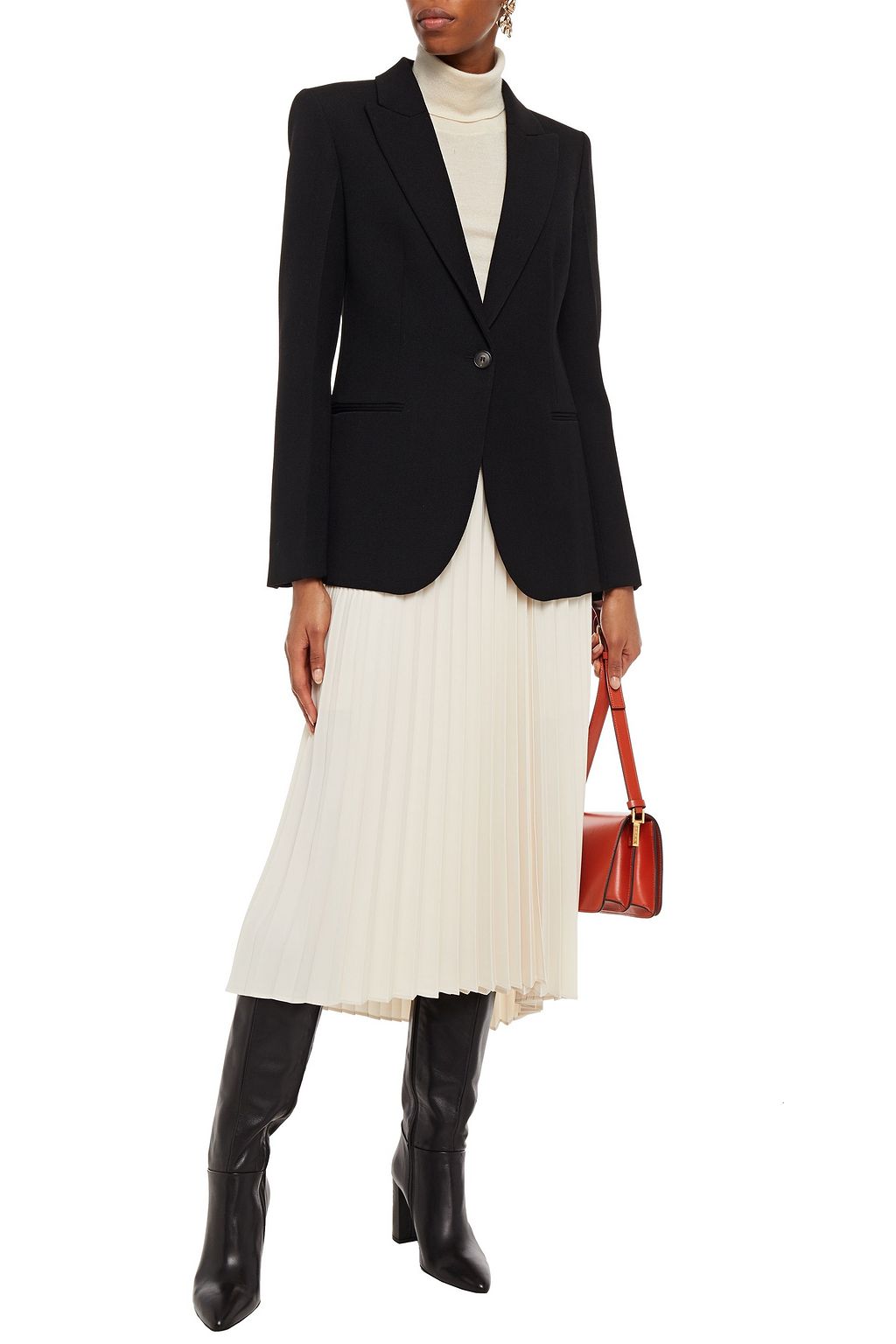 VICTORIA BECKHAM Wool-gabardine blazer