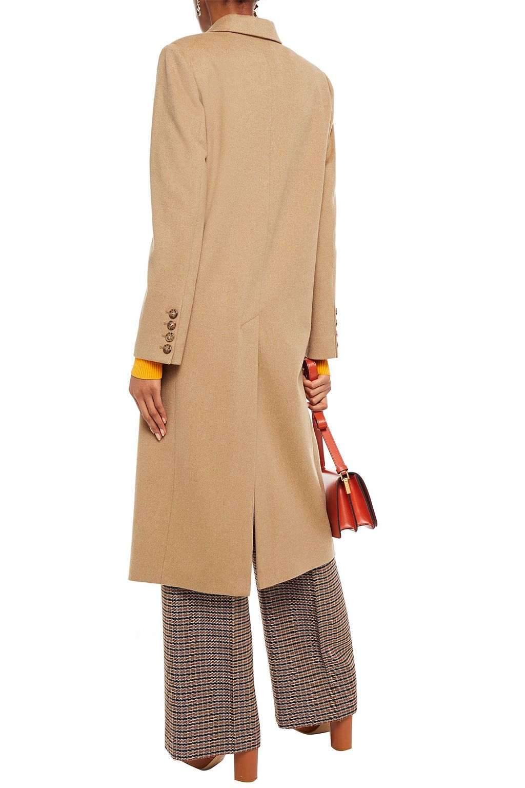 VICTORIA BECKHAM Double-breasted wool-felt coat