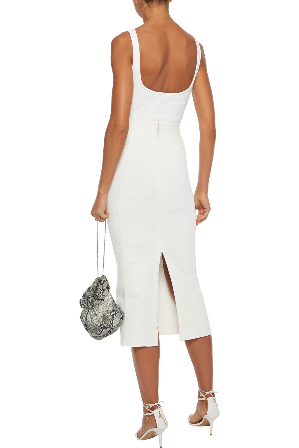 HERVÉ LÉGER Bandage midi skirt