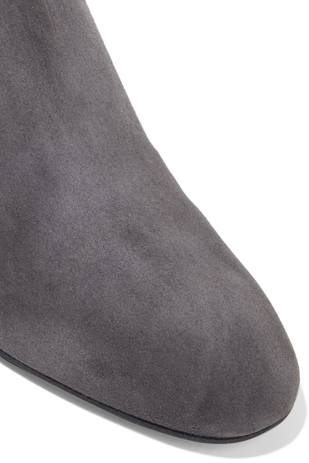 SERGIO ROSSI Mia 45 buckled suede ankle boots