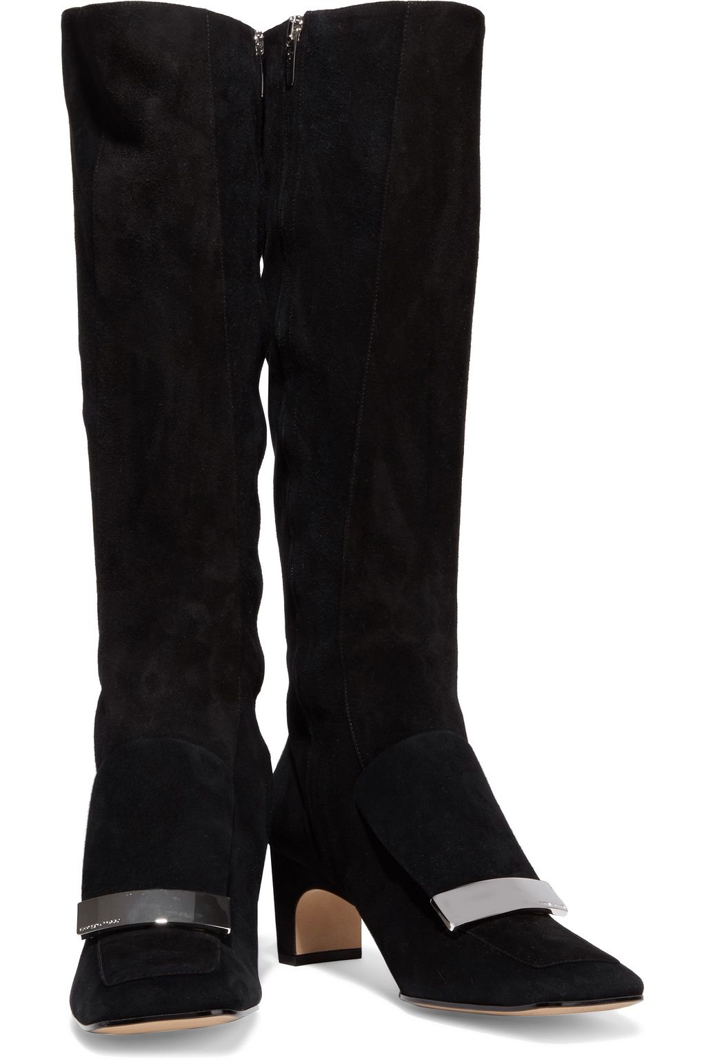 SERGIO ROSSI SR1 suede knee boots