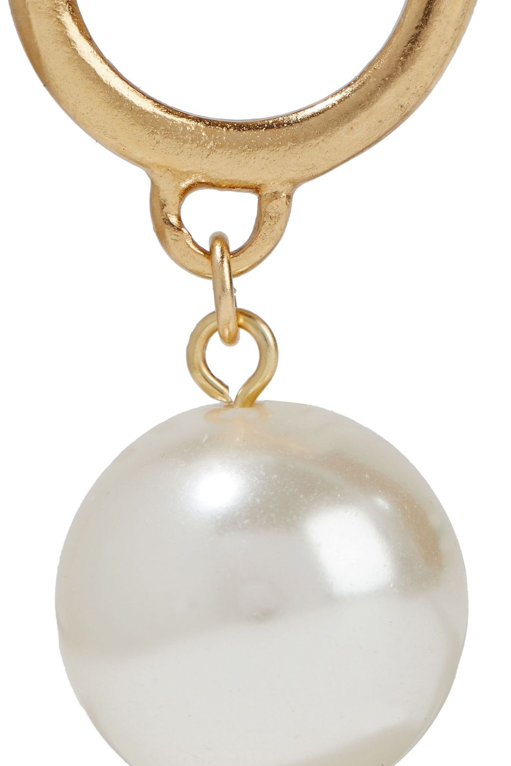 BEN-AMUN Gold-tone faux pearl earrings