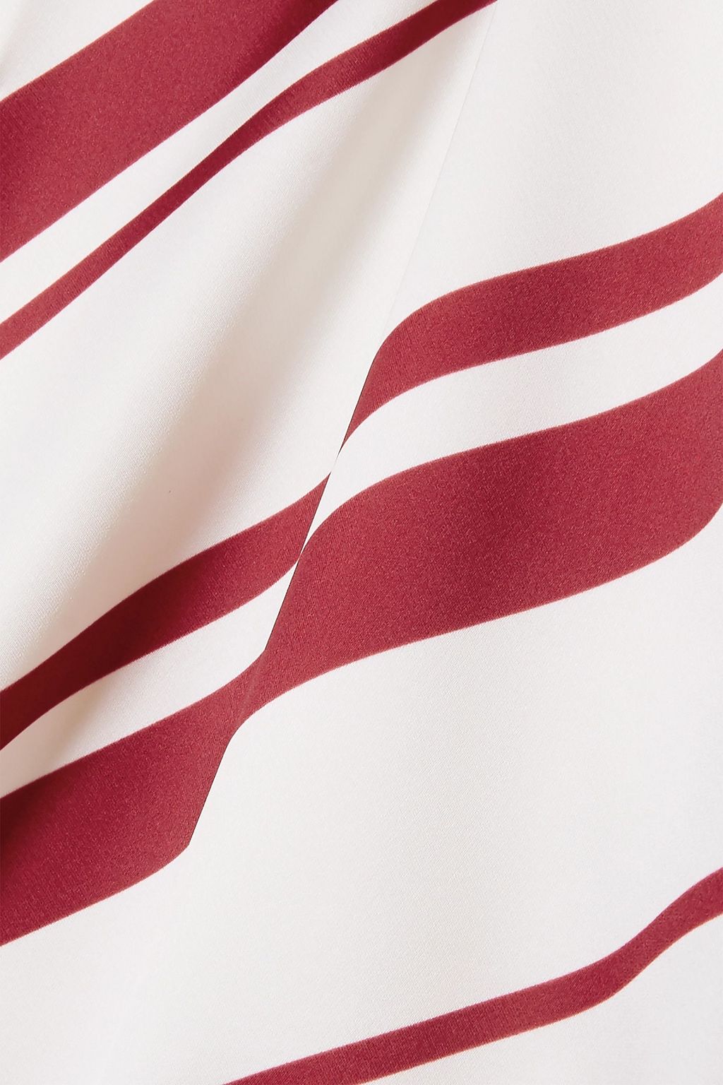 RACIL Elvira striped satin-twill maxi dress