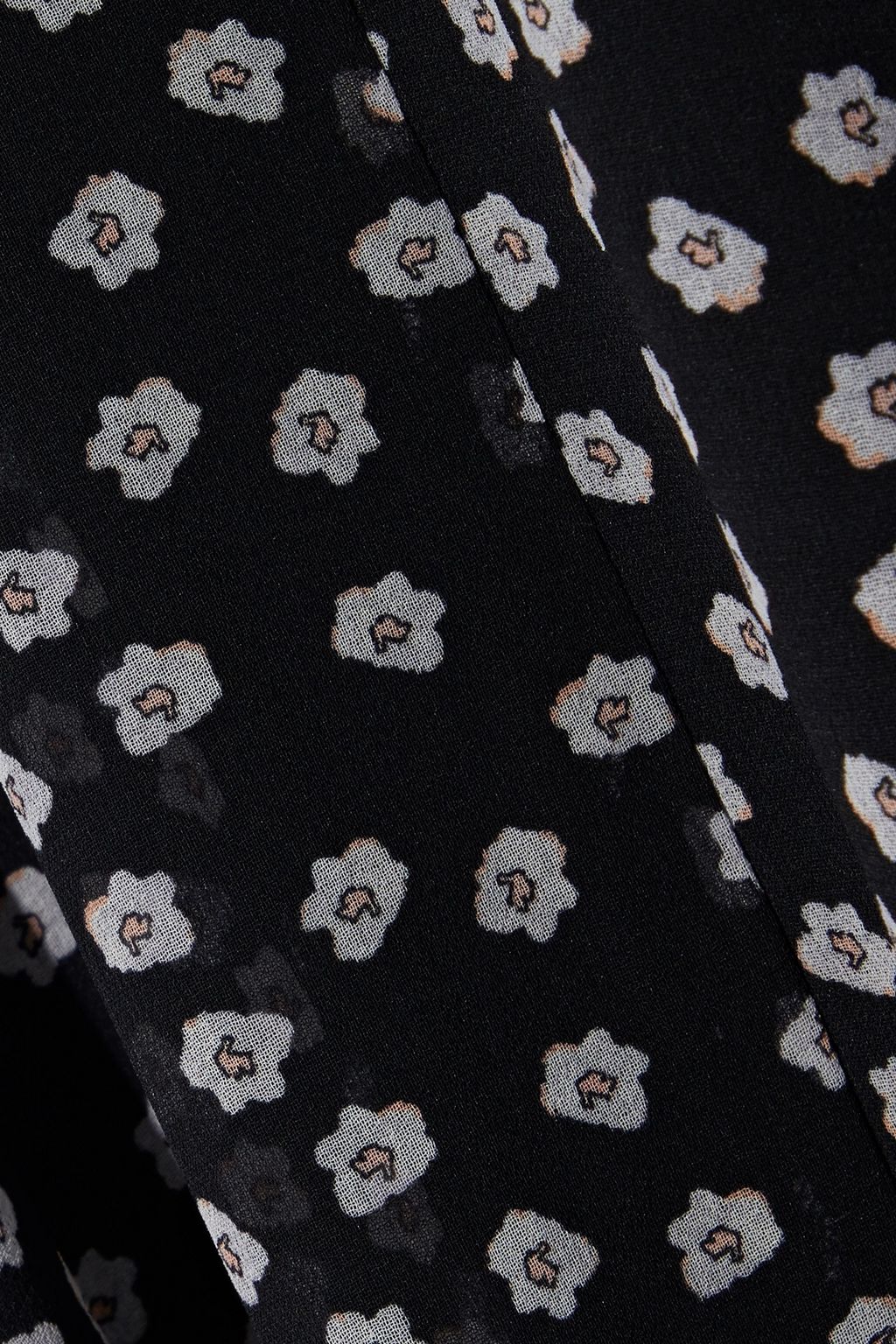 DIANE VON FURSTENBERG Tonnah floral-print georgette maxi skirt